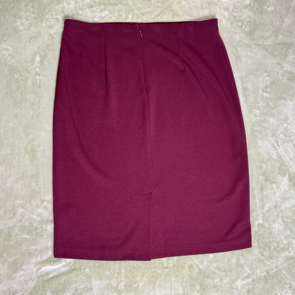 Philosophy Ponte Knit Pencil Skirt Pull On Stretch Academia Office Work Size 14 - Picture 3 of 11